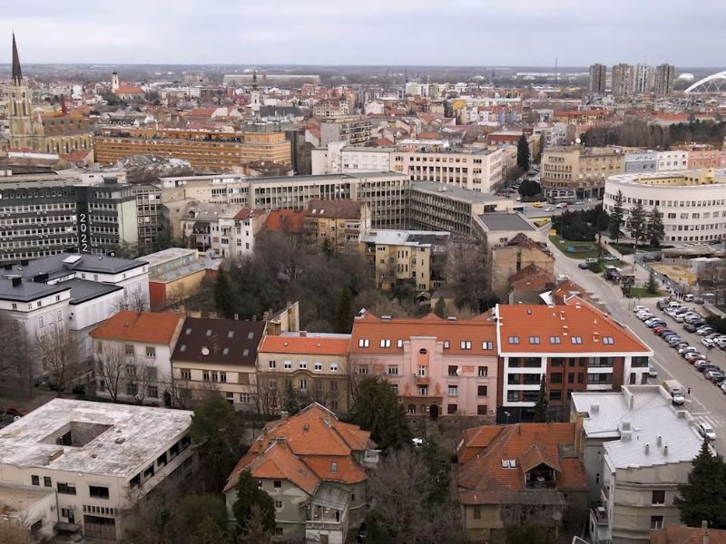 novi sad snimljen iz drona
